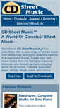 Mobile Screenshot of cdsheetmusic.com